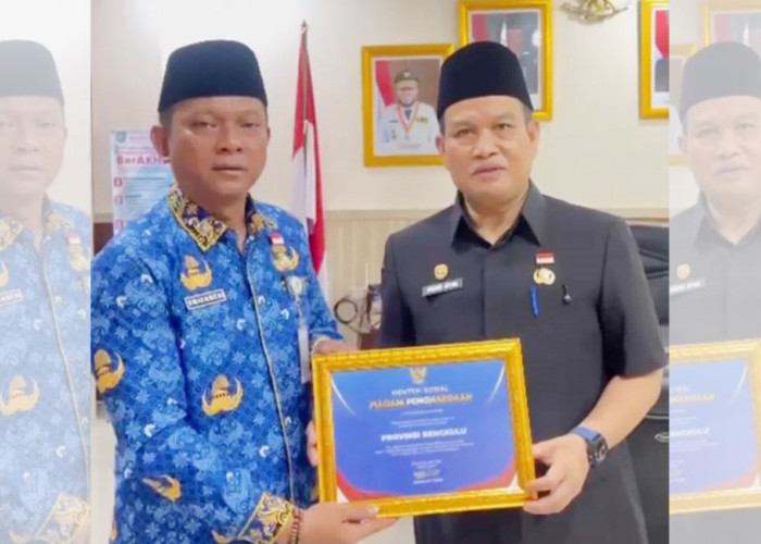 Respons Cepat Tangani Bencana Berbuah Manis, Pemprov Bengkulu Raih Penghargaan dari Kemensos RI
