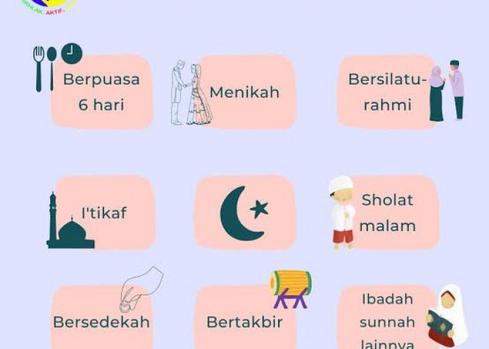 4 Amalan yang Dianjurkan di Bulan Syawal dari Silaturahmi hingga Menikah