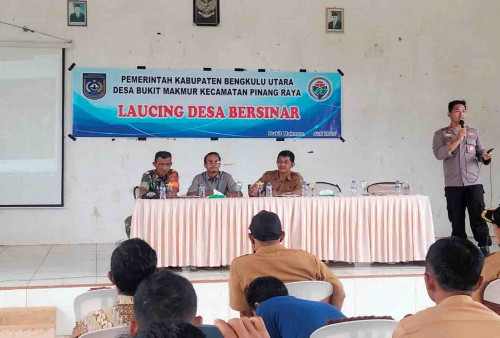 Perang Lawan Narkoba, Pemdes Bukit Makmur Launching Desa Bersinar