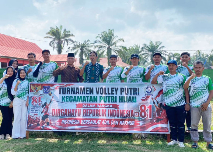 4 Tim Terbaik Lahir, Karang Taruna Putri Hijau Hidupkan Semangat Olahraga Antar Desa