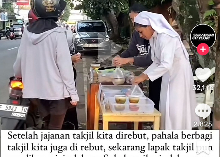 Ramai Konten War Takjil, Kini Biarawati Juga Ikut Jualan Takjil, Warganet: Indahnya Indonesiaku