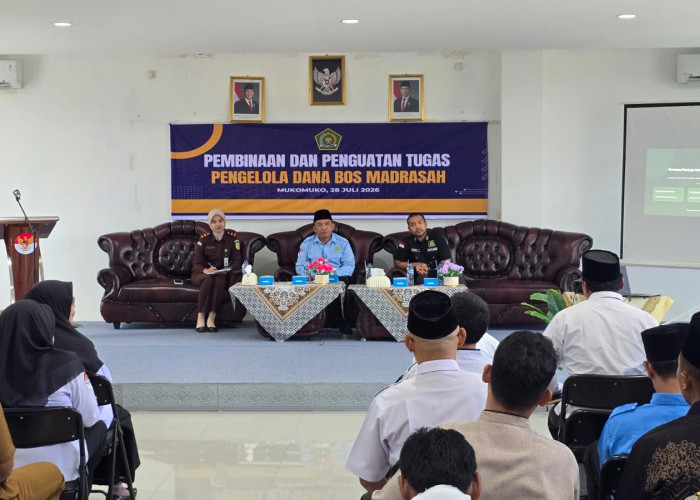 Libatkan Kejaksaan, Kemenag Mukomuko Bekali Madrasah Soal Pengelola Dana BOS