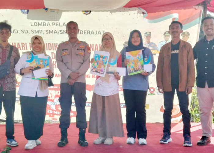 Ratusan Pelajar Tampil Kreatif di Perlombaan Mewarnai dan Paduan Suara