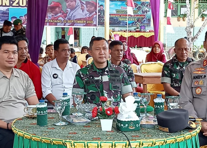 Bantu Turunkan Stunting, TNI Masuk Dapur Sekolah di Bengkulu Utara