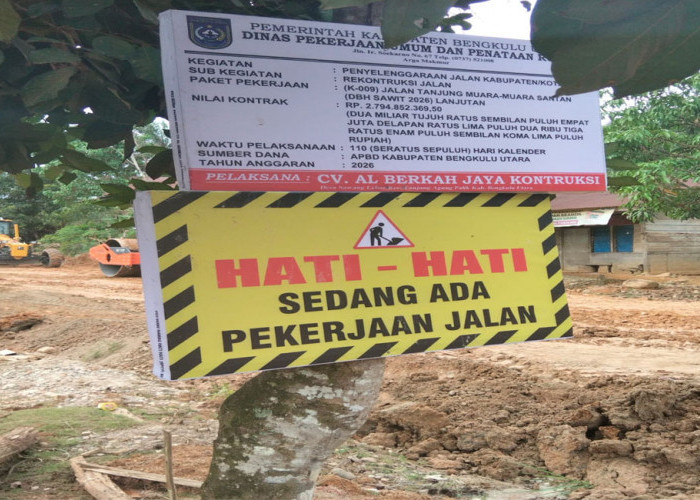 DBH Sawit Rp2,8 Miliar Bangun 0,5 Km Jalan Trans Lapindo-Kinal Jaya
