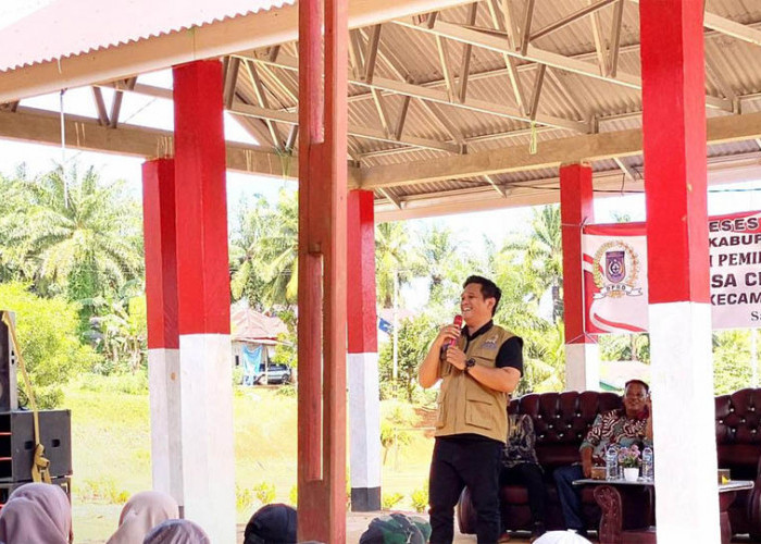 Reses di Cipta Mulya, Febri Yurdiman Dorong Penuntasan Jalan Poros Desa Cipta Mulya
