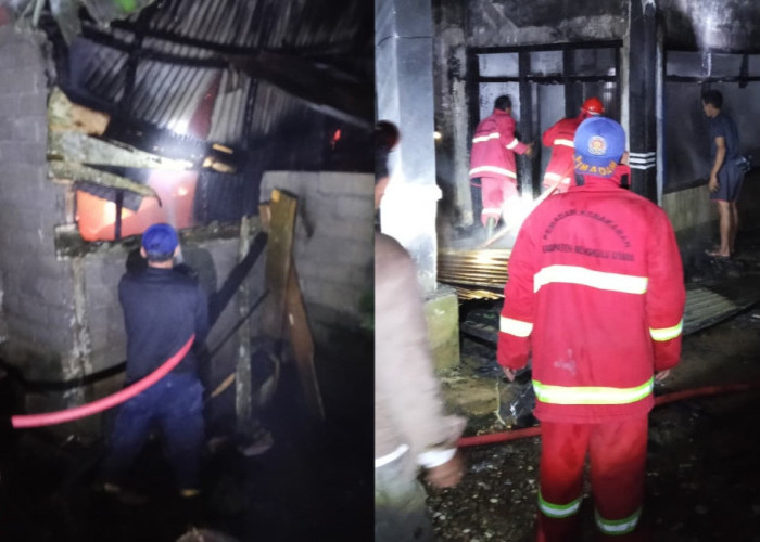 Jelang Subuh, Rumah Warga Senali Ludes Terbakar, 2 Orang Dikabarkan Meninggal Dunia