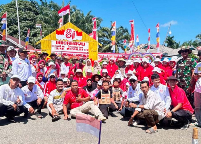 Suka Medan Hattrick Juara Kebersihan, Piala Bergilir Emas 2 Gram Jadi Milik RT 04