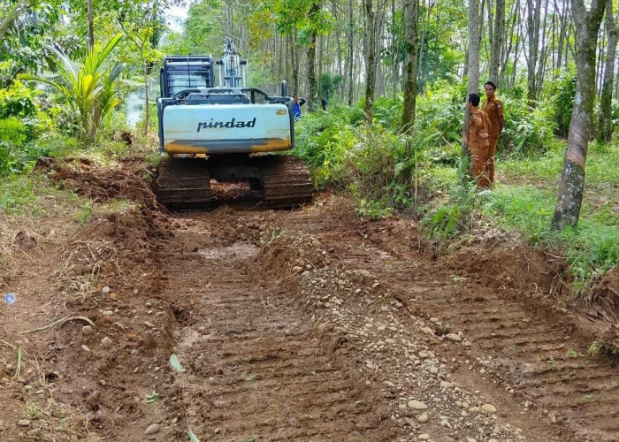 Sasaran Fisik TMMD ke-126 Kodim 0423/BU Mulai Dikerjakan di Desa Batu Raja R