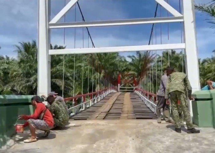 Kemhan RI dan Kodim 0428 Hadirkan Solusi Nyata, Jembatan Perintis Garuda Kini Aman Dilintasi