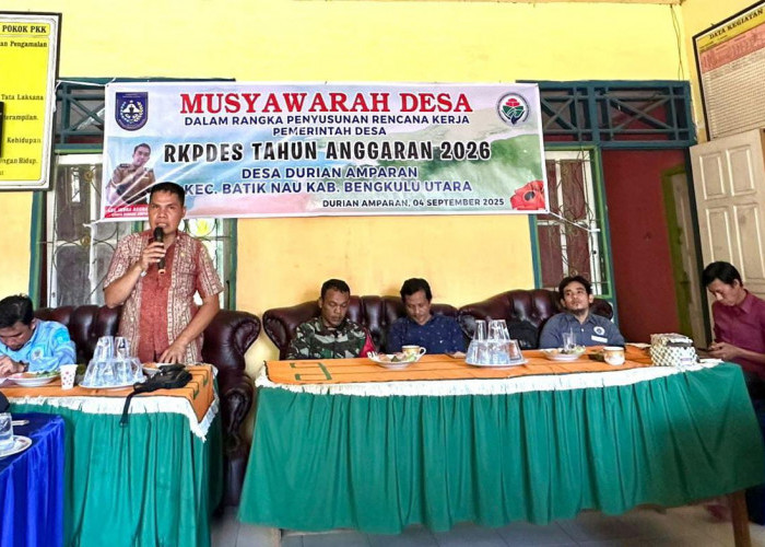 Tentukan Arah Pembangunan 2026, Pemdes Durian Amparan Lakukan Musdes RKPDes