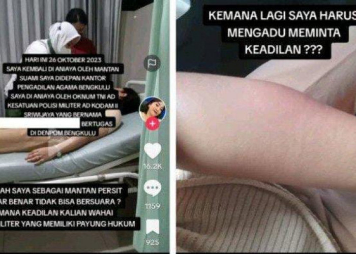 ﻿Di Bengkulu, Seorang Bidan Curhat Dianiaya Oknum Anggota TNI Viral di Tiktok