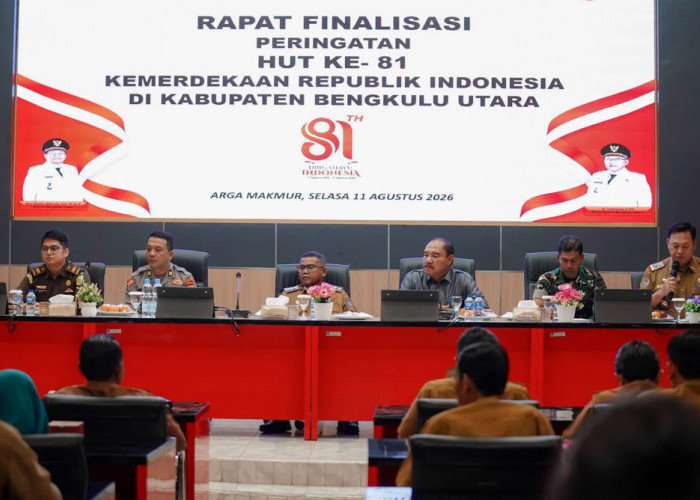 Ketua DPRD Bengkulu Utara Hadiri Rapat Finalisasi HUT RI ke-81 di Bengkulu Utara