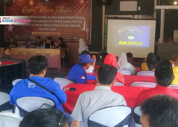 Tidak Ada Sengketa di MK, KPU Bengkulu Utara Tetapkan 30 Anggota DPRD Terpilih Sekaligus Jumlah Kursi Parpol