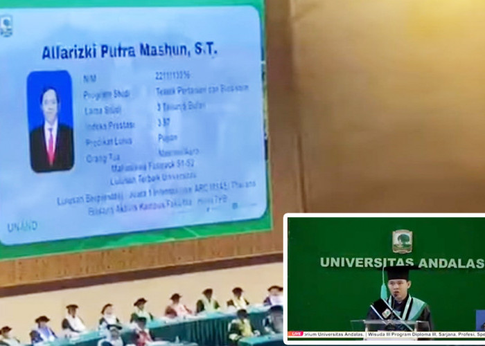 Inspiratif! Putra Ulok Kupai Jadi Lulusan Terbaik Unand dan Raih Juara Internasional