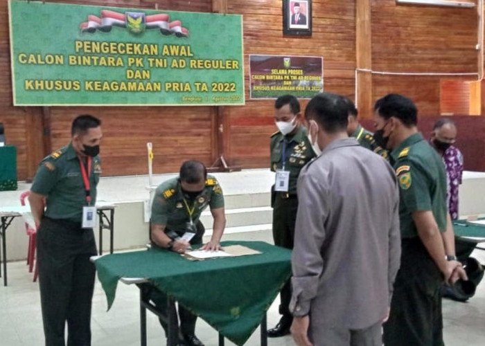 Penerimaan Prajurit TNI AD Transparan