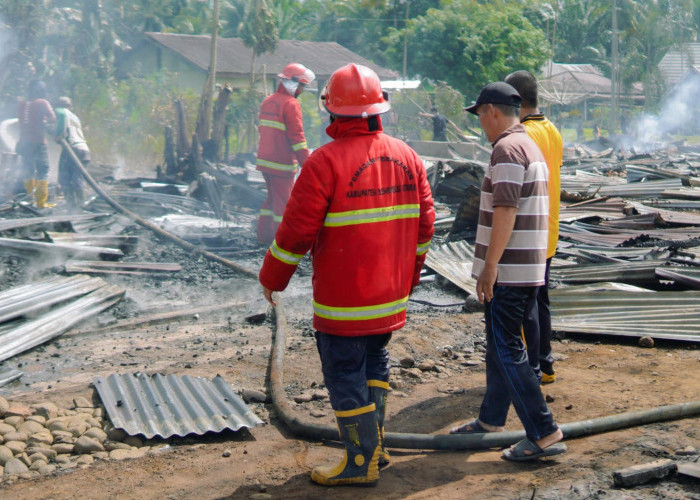 Hingga H+7 Idul Fitri, Belasan Tempat Tinggal dan Lapak Pedagang Terbakar