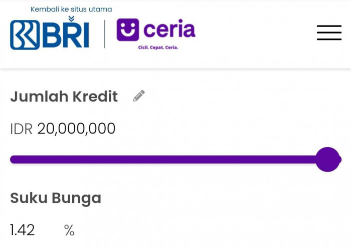 BRI Ceria 2023, Pinjaman Online Kredit di Bank BRI cair Rp.25 Juta, Begini Syarat dan Ketentuannya   