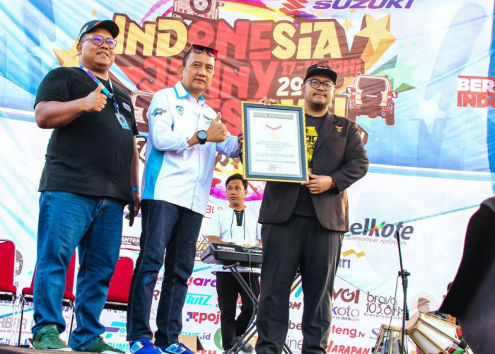 INDONESIA JIMNY FESTIVAL 2023 berhasil menciptakan Rekor MURI di Sirkuit Internasional Sentul 