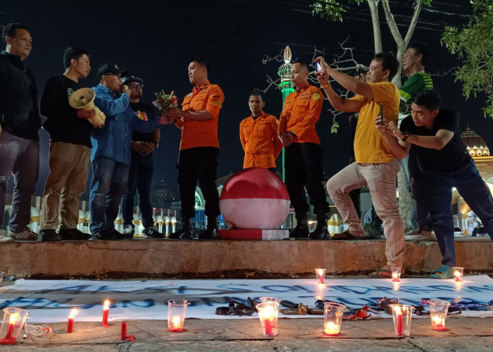 Jurnalis Bengkulu Aksi Solidaritas, Minta Pencarian 5 Rekan Dilanjutkan 