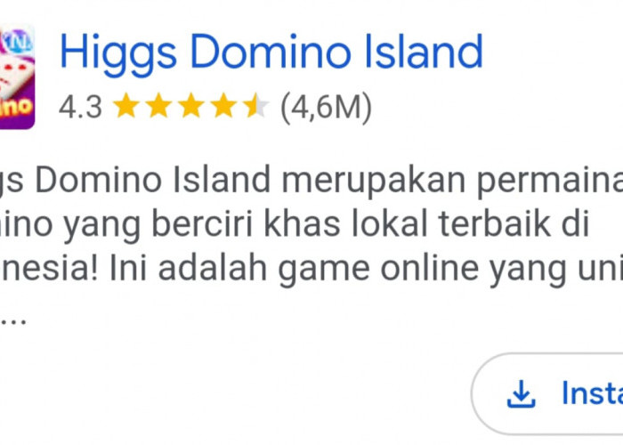 Fitur Tombol Kirim Hilang, Game Higgs Domino Kembali Bisa Didownload di Play Store