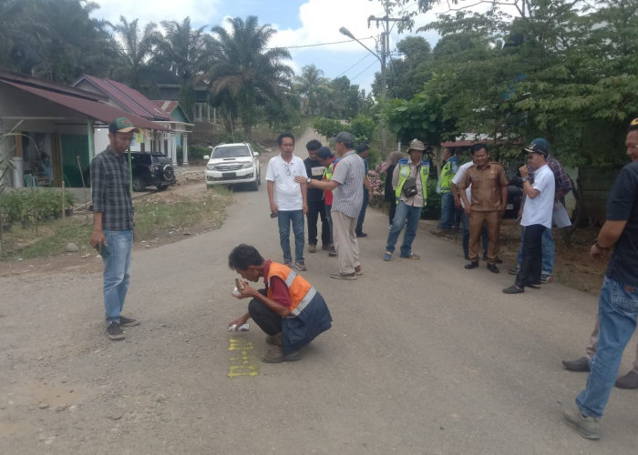 Dinas PU Bengkulu Utara Titik Nol Pembagunan Dua Ruas Jalan di Kecamatan Napal Putih, Ini Rinciannya