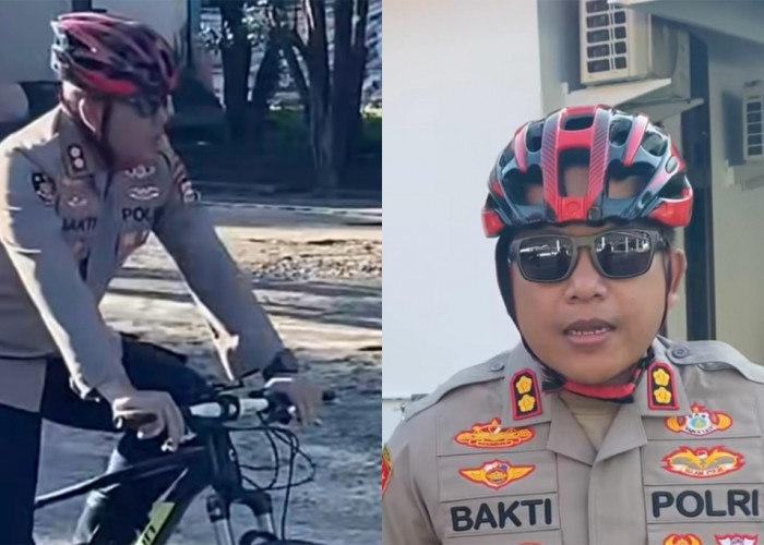 Hemat BBM & Budayakan Hidup Sehat, Kapolres Ajak Masyarakat Bersepeda