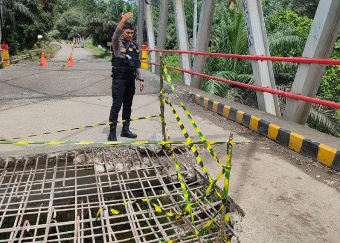 Penanganan Jembatan D6 Tunggu Balai, Pengalihan Lalin Via Urai Dibatasi