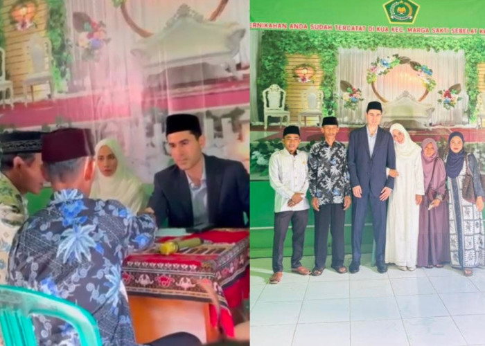 Bule Australia Nikahi Anak Pak RT, Gadis Suka Maju
