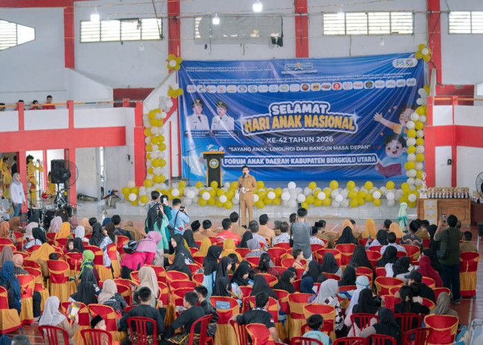 HAN 2026, Bupati Bengkulu Utara Perkuat Komitmen Lindungi Generasi Penerus Bangsa