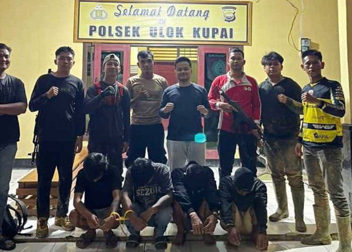 Polisi Tangkap 4 Terduga Pelaku Pengeroyokan di Napal Putih 
