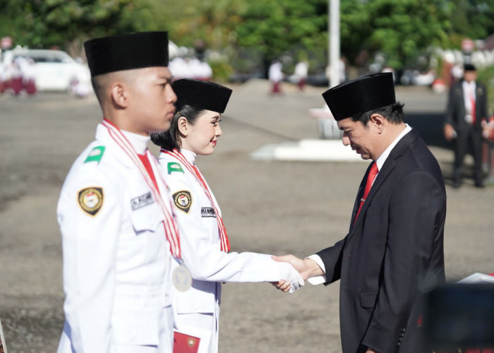 Purna Tugas, 44 Paskibraka Bengkulu Utara Tahun 2025 Resmi Dibubarkan
