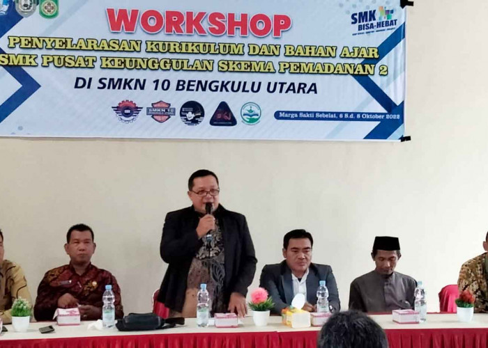 Workshop Penyelarasan Kurikulum, Lulusan SMKN 10 Bengkulu Utara Ditarget Siap Masuk Dunia Industri