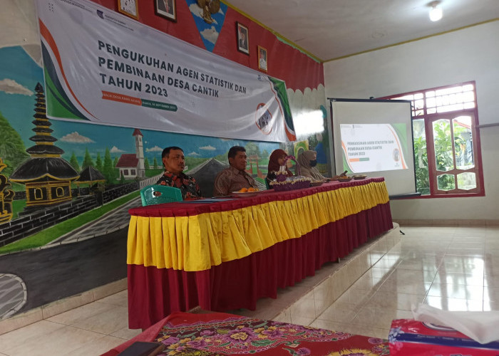 BPS Bengkulu Utara Kukuhkan Agen Statistik dan Desa Cantik di Rama Agung