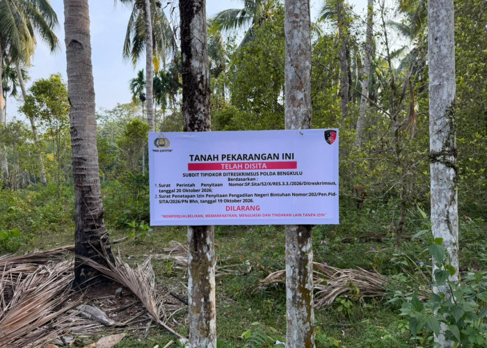 Pulihkan Keuangan Negara, 2 Bidang Tanah Eks Kabag Kesekretariatan RKSJ Soeprapto Disita
