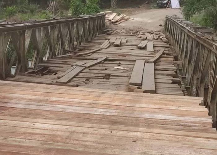 Gerak Cepat, Pemkab Bengkulu Utara Gerakkan Perbaikan Darurat Jembatan Sebayur