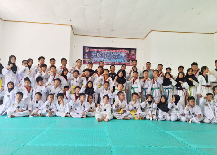 UKT Taekwondo Mukomuko Jadi Ajang Pembuktian, 52 Atlet Uji Fisik, Teknik dan Mental