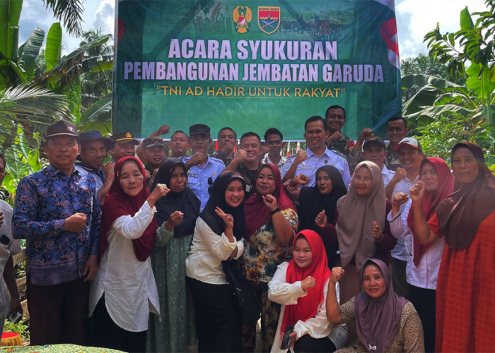 Lewat Keringat TNI, Dulu Putus Kini Jembatan Gantung Garuda Berdiri Kokoh