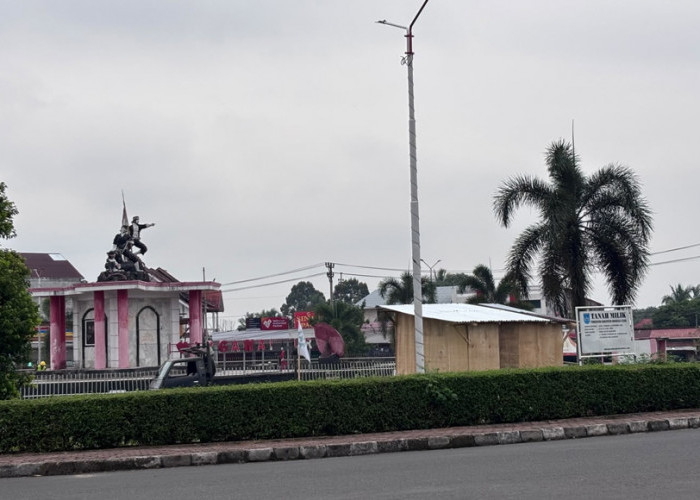 Percantik Wajah Kota, Pemkab Renovasi Bundaran Arga Makmur