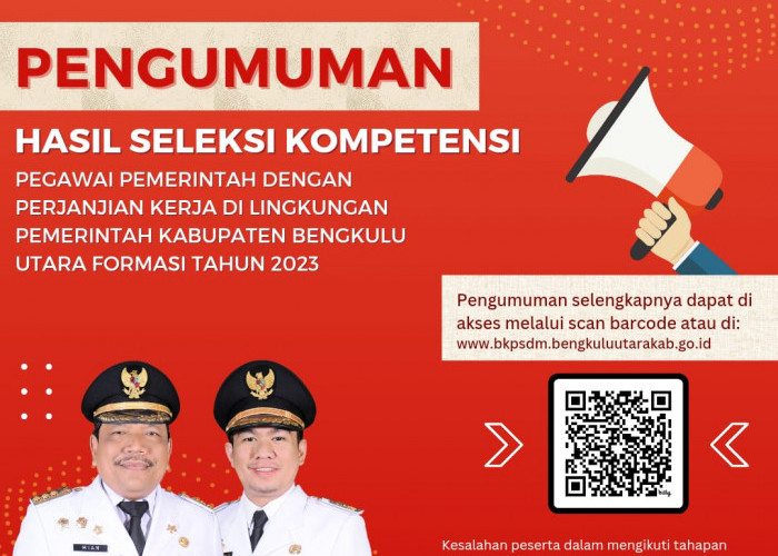 Ini dia Daftar Kelulusan PPPK Kabupaten Bengkulu Utara 2023, Segera Cek Link PDF Berikut