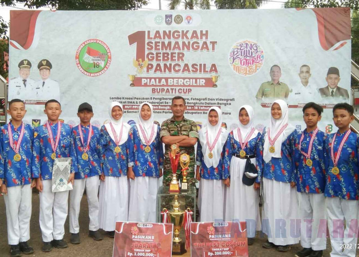 Ini Pemenang Lomba Kreasi Pasukan 8 Paskibra se-Provinsi Bengkulu
