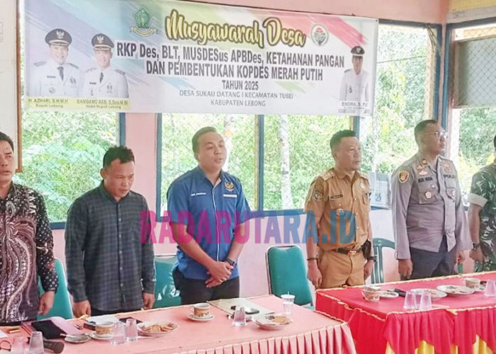 Resmi Bentuk Koperasi Merah Putih, Pemdes Sukau Datang I Tingkatkan Ekonomi Desa