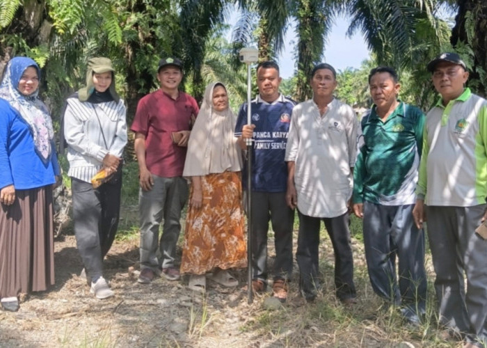 Kemenag Mukomuko Lakukan Pengukuran Lahan Hibah untuk Sarana Ibadah