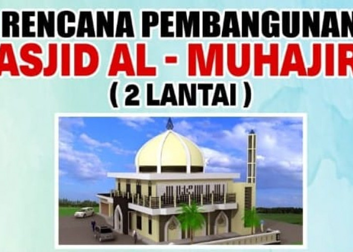 Pembangunan Masjid Al-Muhajirin Dimulai, Masjid Megah yang Bakal Jadi Ikon Baru di Desa Talang Berantai