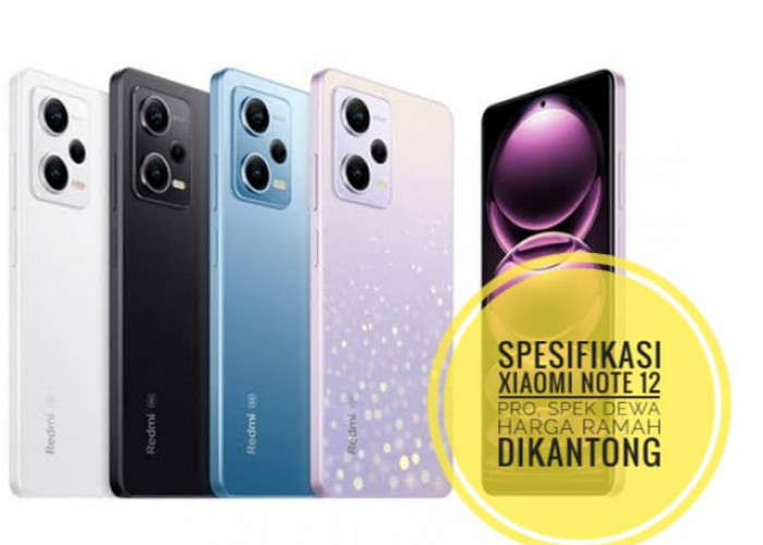 Spesifikasi Xiaomi Note 12 Pro, Spek Dewa Harga Ramah Dikantong