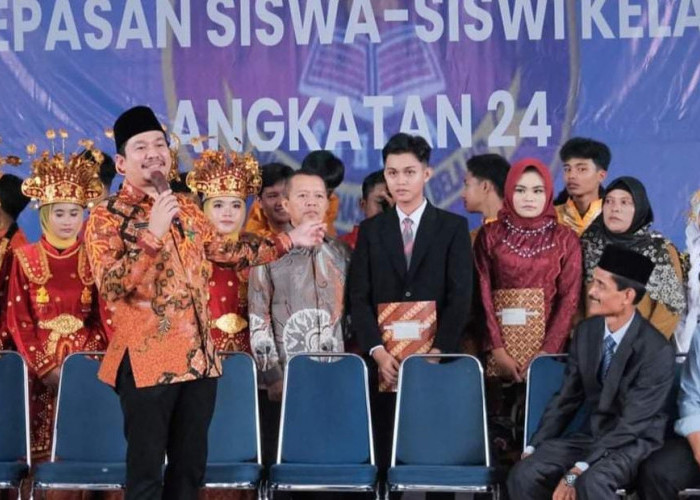 Hadiri Pelepasan SMAN 2 Bengkulu Utara, Wabup Arie Septia Adinata Ajak Pelajar Membangun Daerah