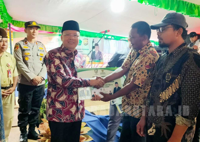 Gubernur Bengkulu Lakukan Peletakan Batu Pertama Program Bedah Rumah di Giri Mulya