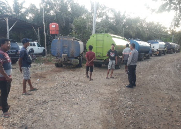 Tak Lakukan Penyiraman Jalan, 5 Desa Hentikan Aktivitas Angkutan CPO PT Alno Agro Utama