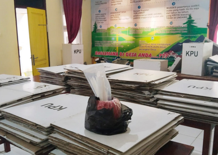 Bilik dan Kotak Suara Pilkades Siap, Surat Suara Tunggu Calon Tetap