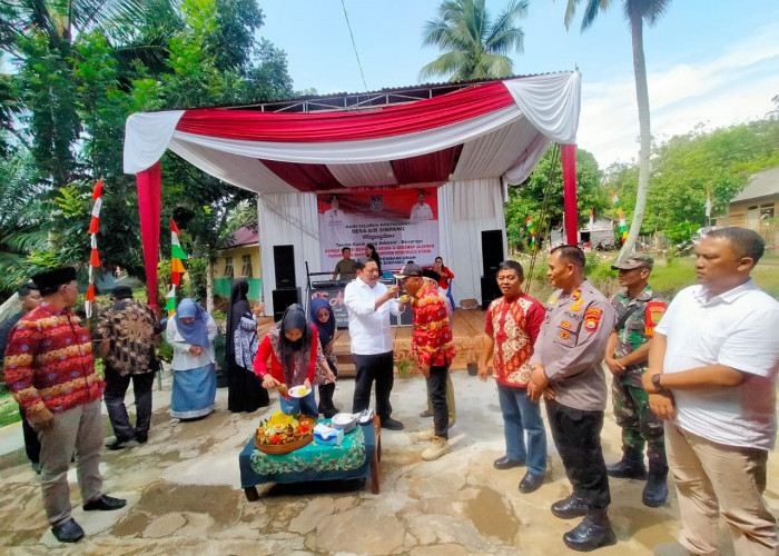 Kapolsek Ketahun Apresiasi Pembangunan di Desa Air Simpang, Iptu Khalid: Berkat Kolaborasi!